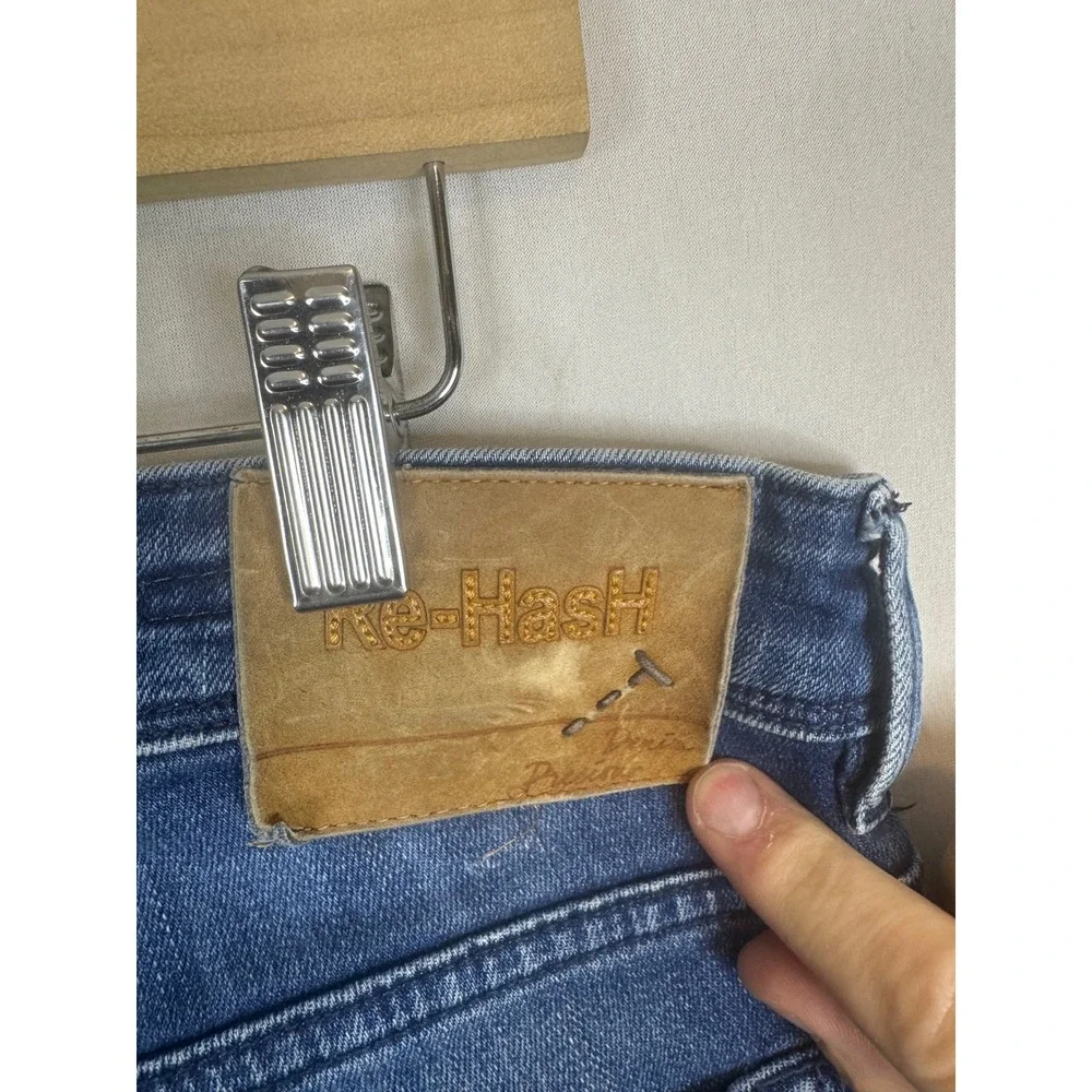 Re-HasH Rubens Italian Candiani Denim‎ Jeans Mens 34X28 Blue Made in Italy 10oz